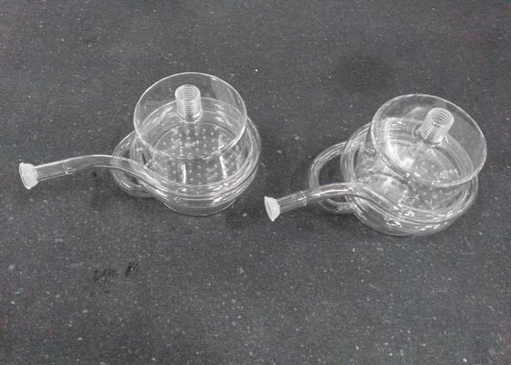 Chiny Szklana butelka laboratoryjna Reaktor kwarcowy o wysokiej wydajności chemicznej z rurką spiralną dostawca