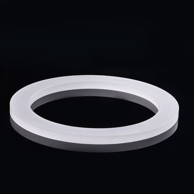 Chiny Milky Fused Quartz Flange, Thermal Stable Opaque Quartz Glass Ring dostawca