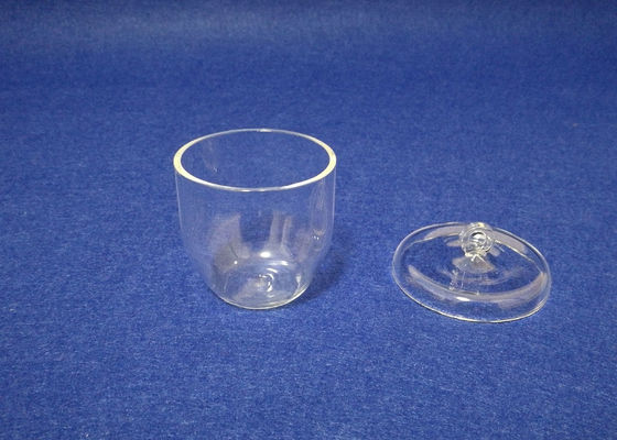 25ML Clear Fused Quartz Crucible With Cover Custom Service Dostępny dostawca