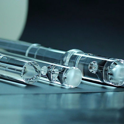 Transparentny kwarcowy pręt ze szkła kwarcowego 1 - 83 mm Średnica zewnętrzna Opcjonalnie dostawca