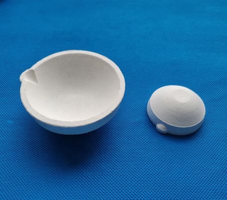100 - 2500G Szkło kwarcowe Tygiel / Tygiel ceramiczny Silica Do złota / srebra dostawca